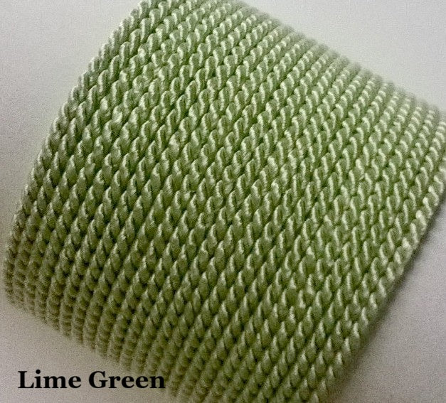 3.5mm lime green soutache twisted trim for handmade design