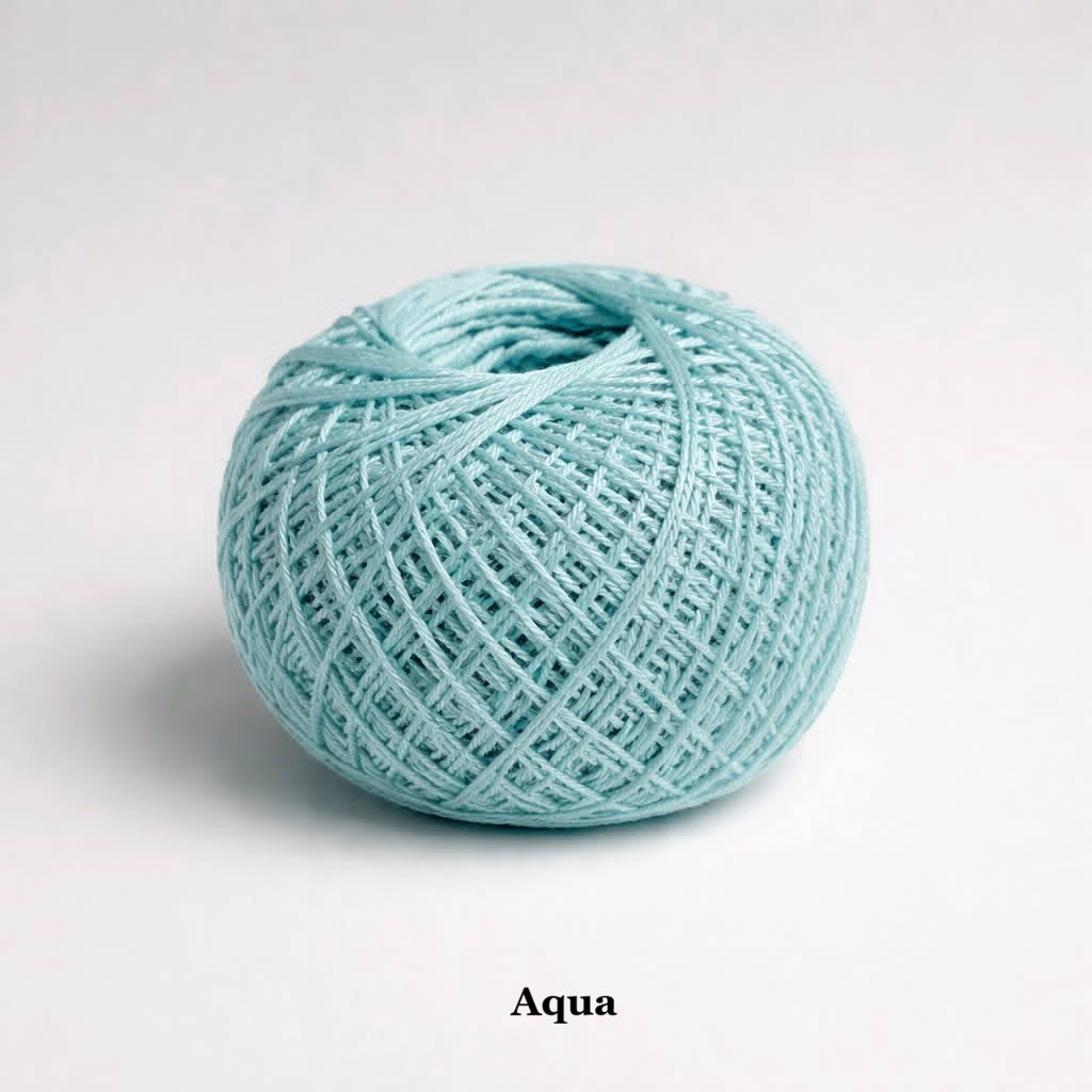 100% Mercerized Cotton Crochet Thread Ball Size 10 (30g/200m)