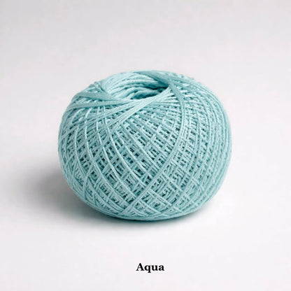 100% Mercerized Cotton Crochet Thread Ball Size 10 (30g/200m)