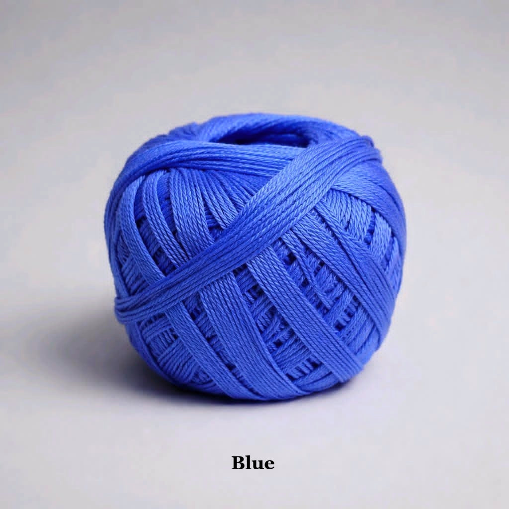 100% Mercerized Cotton Crochet Thread Ball Size 10 (30g/200m)