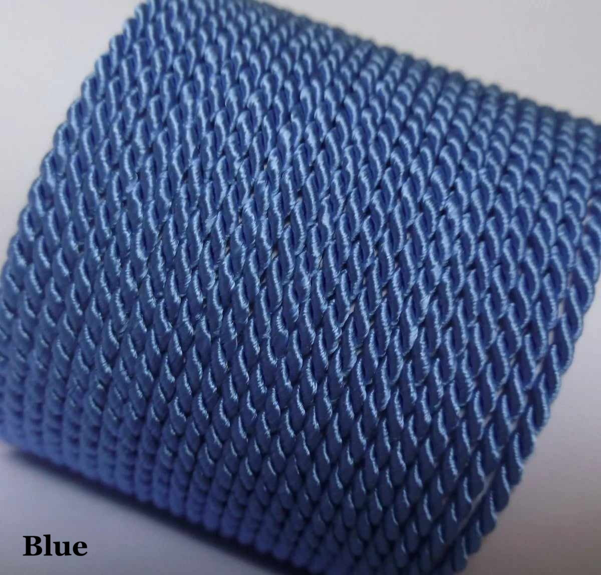 3.5mm blue marine twisted trim for nautical DIY