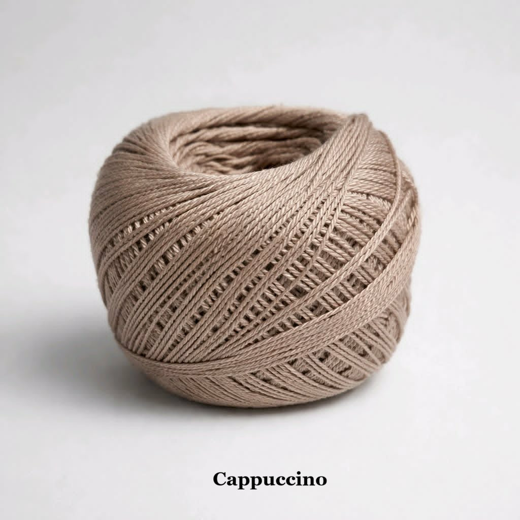 100% Mercerized Cotton Crochet Thread Ball Size 10 (30g/200m)
