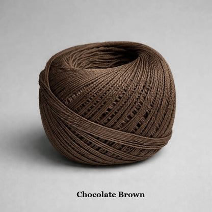 100% Mercerized Cotton Crochet Thread Ball Size 10 (30g/200m)