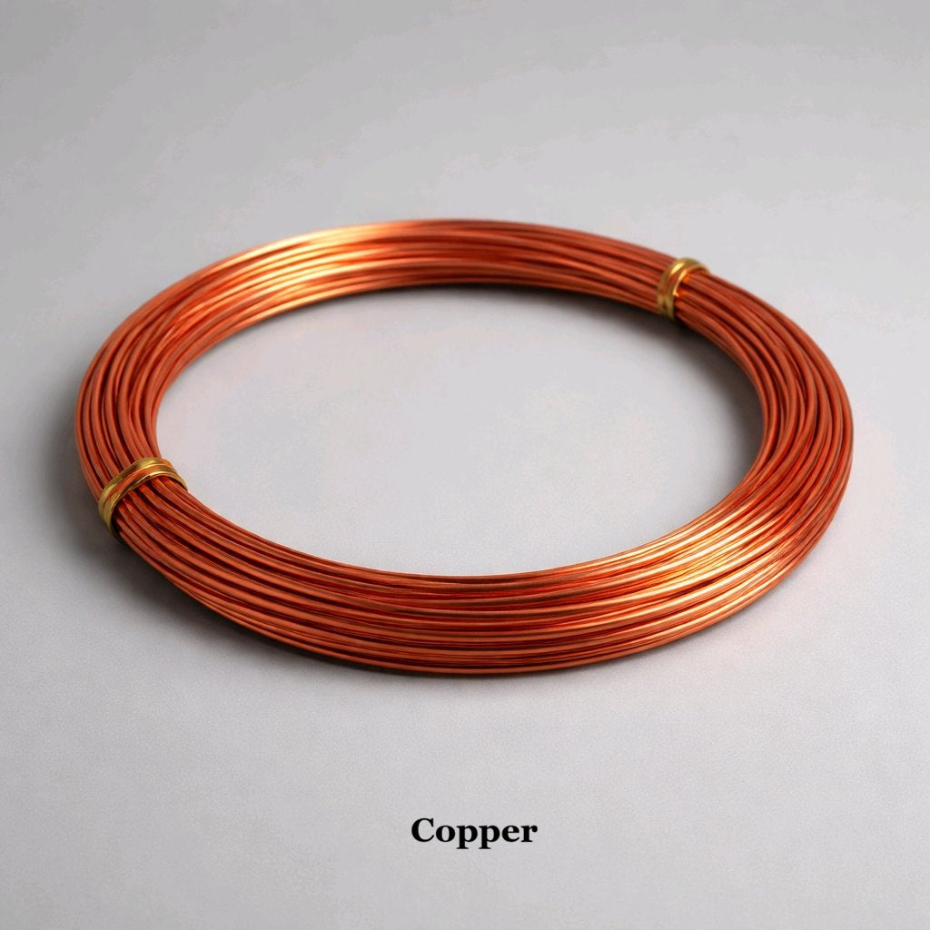Classic copper 1mm aluminium wire, flexible 18 gauge armature and craft wire for DIY wire sculpture
