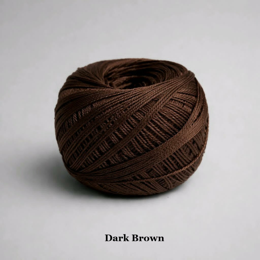 100% Mercerized Cotton Crochet Thread Ball Size 10 (30g/200m)