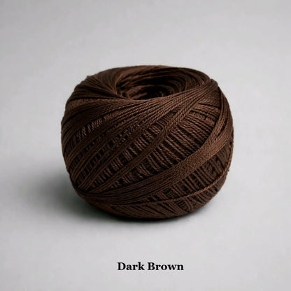 100% Mercerized Cotton Crochet Thread Ball Size 10 (30g/200m)