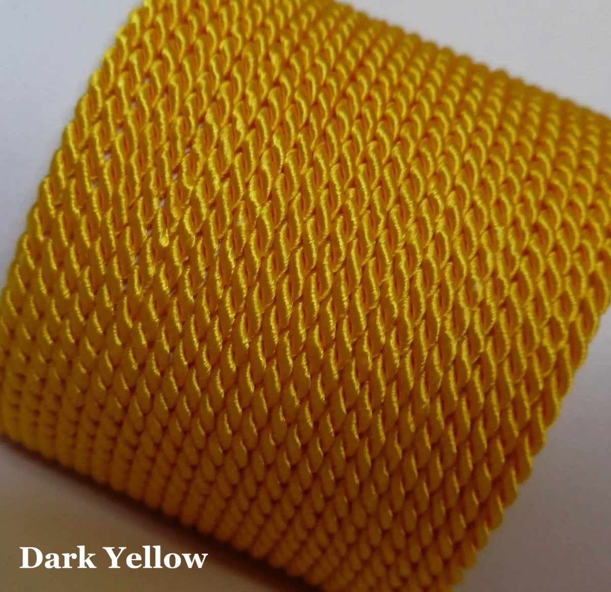 3.5mm summer themed yellow twisted rope for fashion