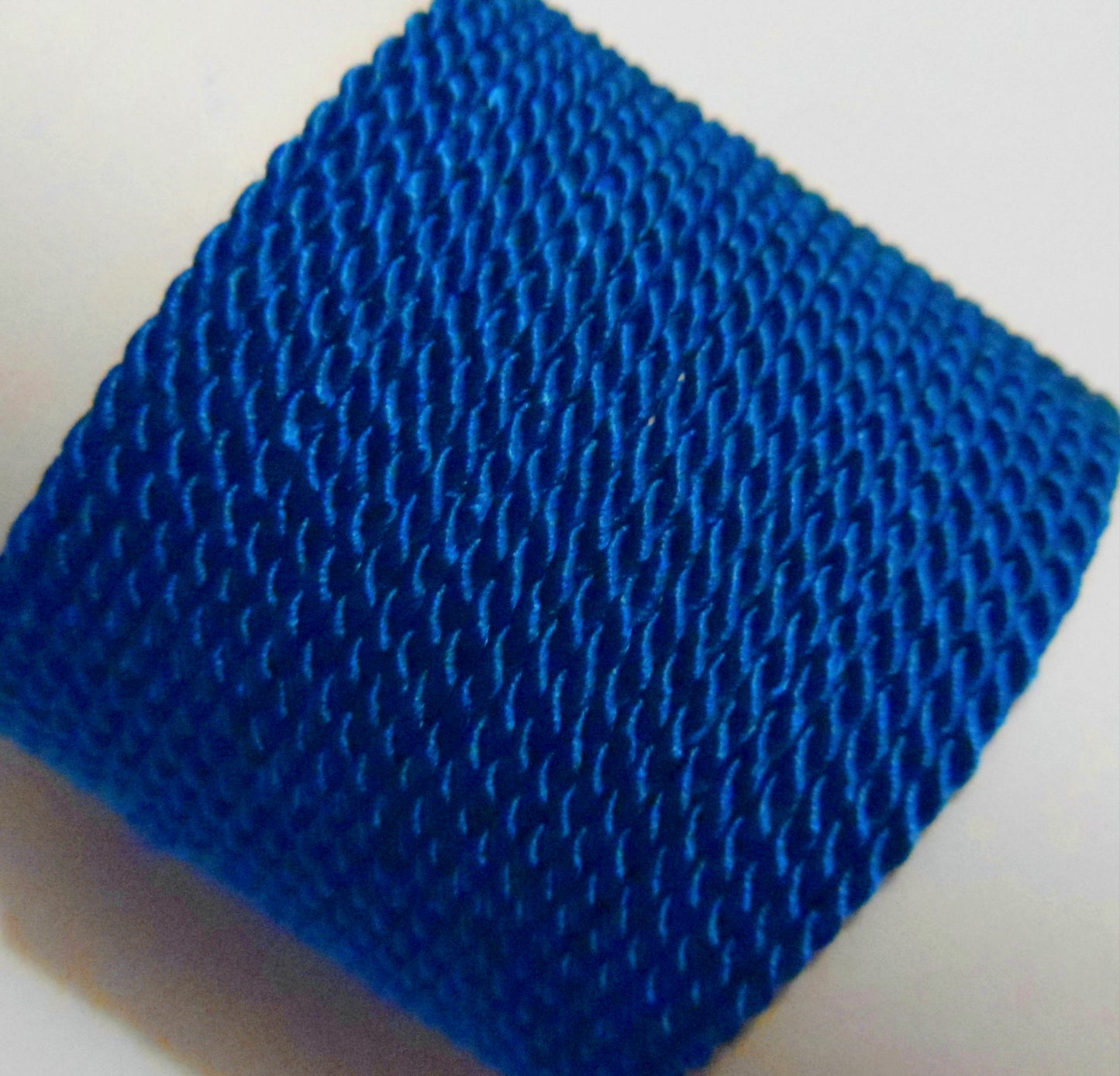 2mm deep sea blue twisted cord; vibrant cobalt braided trim for nautical-style crafts and statement jewellery
