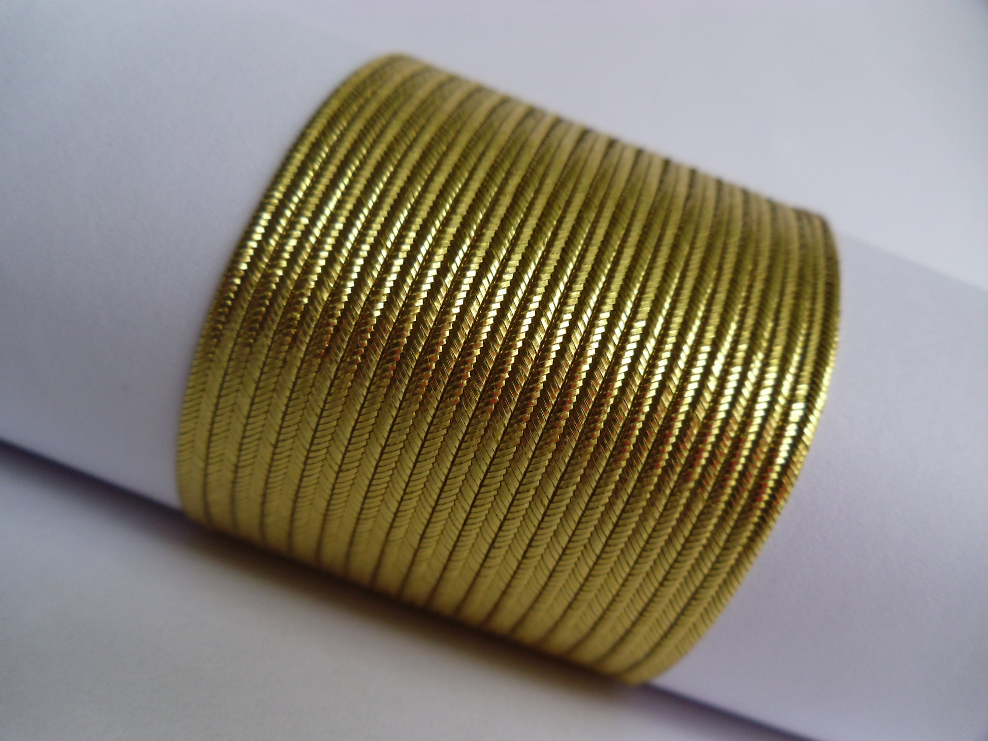 2mm metallic gold soutache braid trim; glossy gold flat cord from Czech Republic for military uniform embellishment, ceremonial frogging, and luxury jewellery making with a professional mirror-shine finish