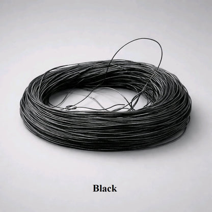 1mm black round leather cord; classic 100% genuine cowhide cord for sleek necklaces, leather-bound chokers, and high-strength beading projects, customer recommended