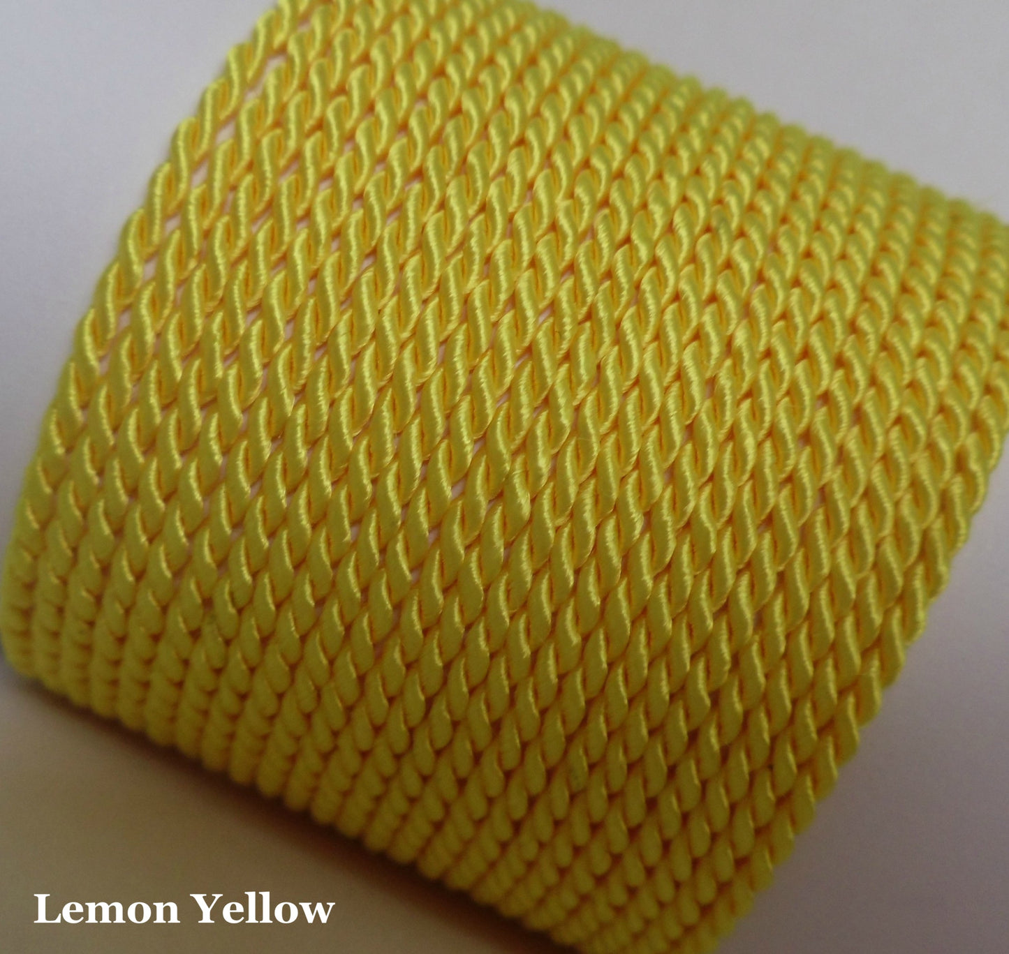bright lemon yellow soutache cord, summer choice for coming season jewellery