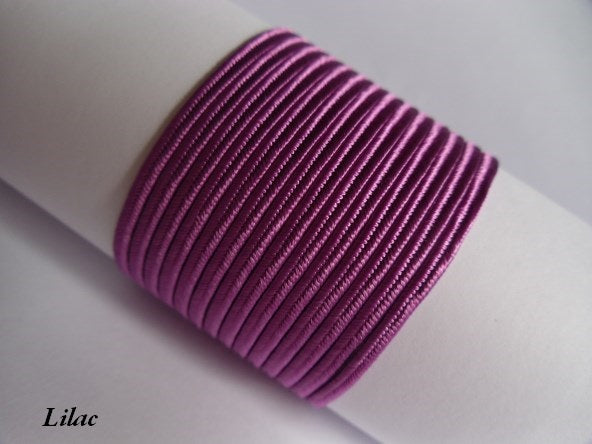 lilac floral soutache braid, rich violet 3mm trim for high-end jewellery and garment detailing.