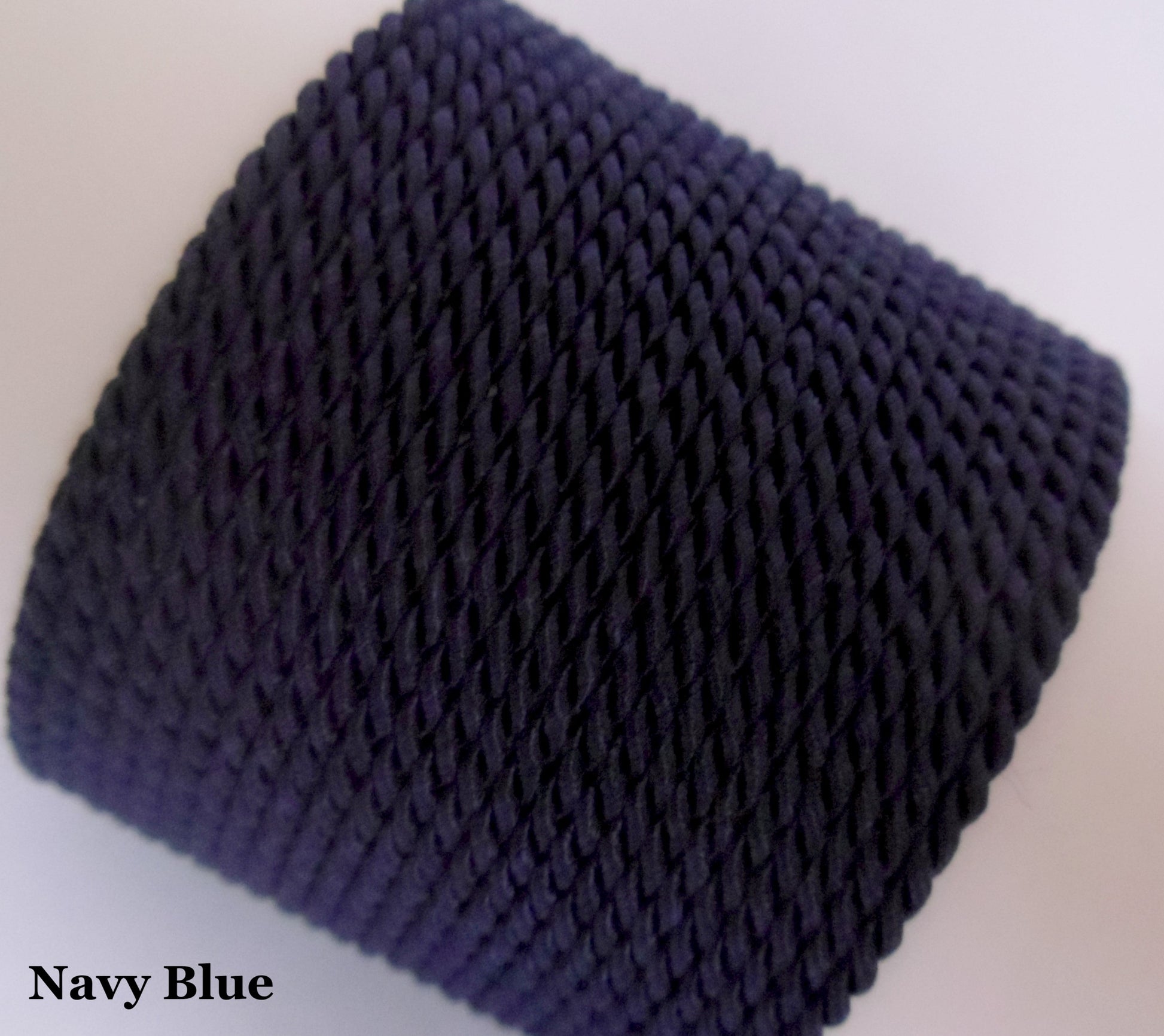 dark navy blue 2mm twisted cord for nautical decor