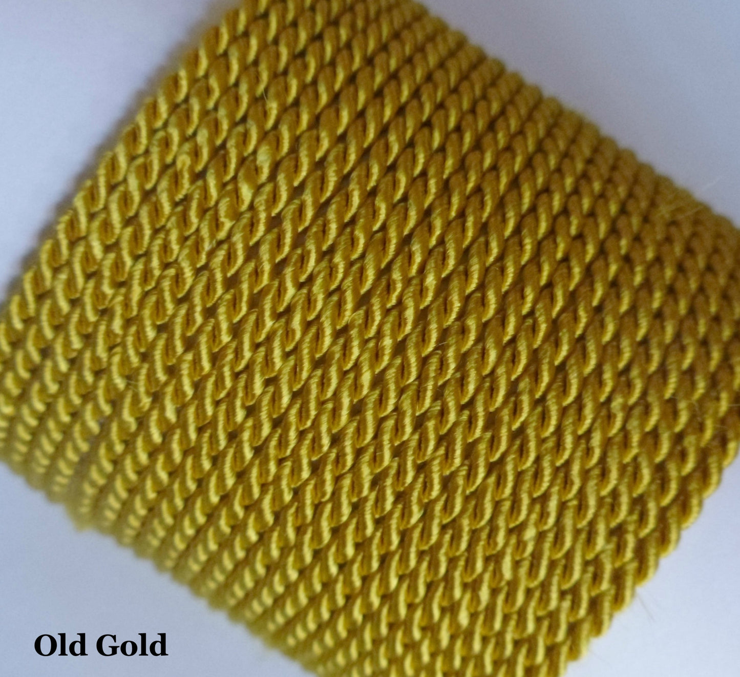 bright old gold  2mm rope for bold craft
