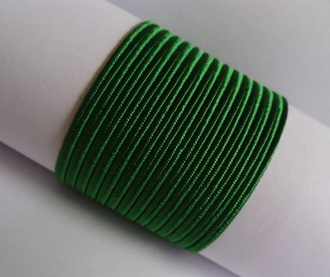 Piquant green olive-toned soutache, unique 3mm cord for sophisticated and organic jewellery patterns.