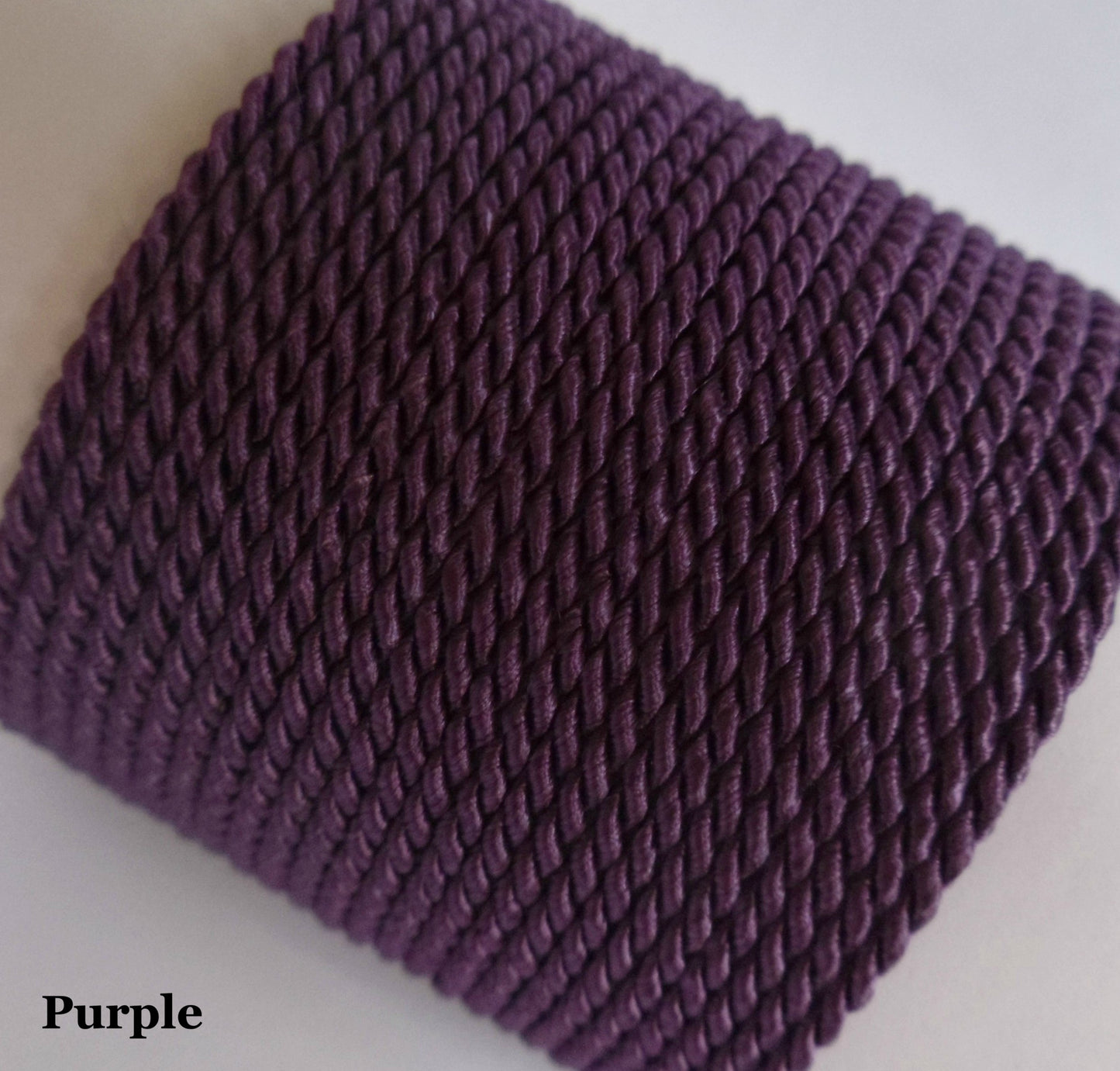 2mm purple twisted rope for clothing embellishment