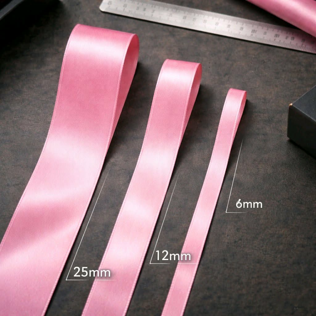 6mm 12mm 25mm satin ribbon 
sizes compare 