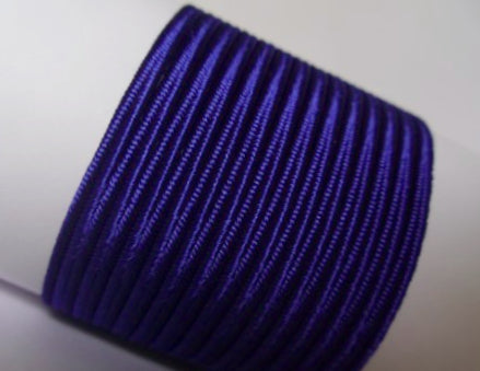 Royal blue vibrant soutache braid, deep blue 3mm trim for high-contrast, regal jewel;ery and uniforms