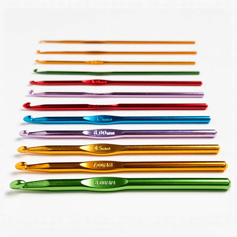 Aluminium Crochet Hook 1mm-10mm