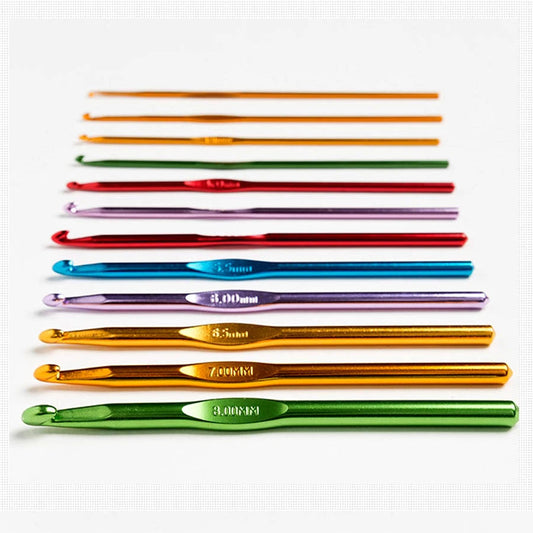 Aluminium Crochet Hook 1mm-10mm