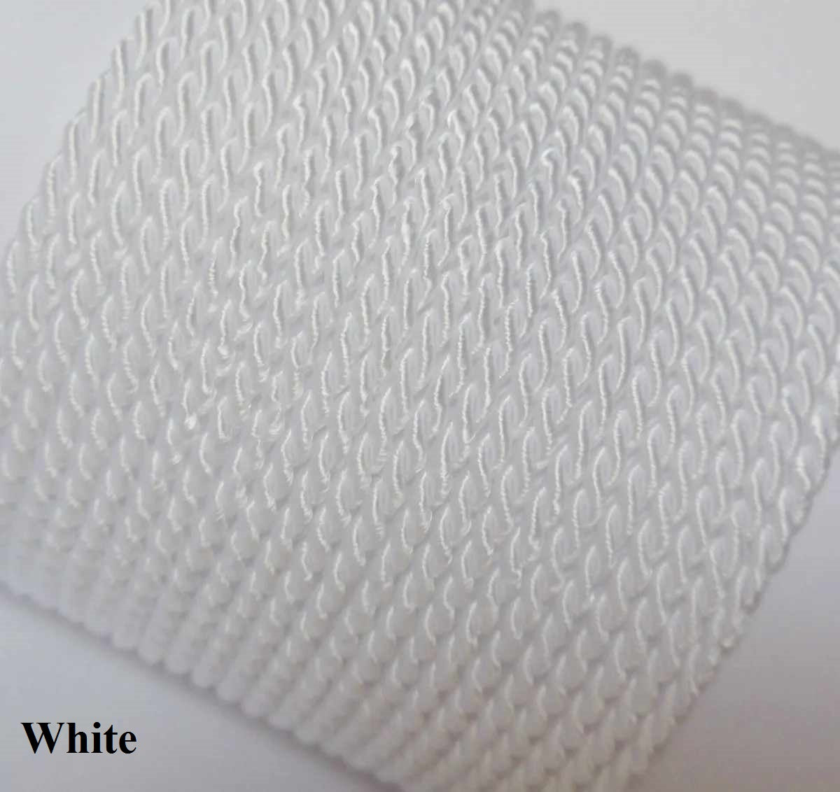 pure white decorative 3.5mm twisted cord for bridal jewellery 